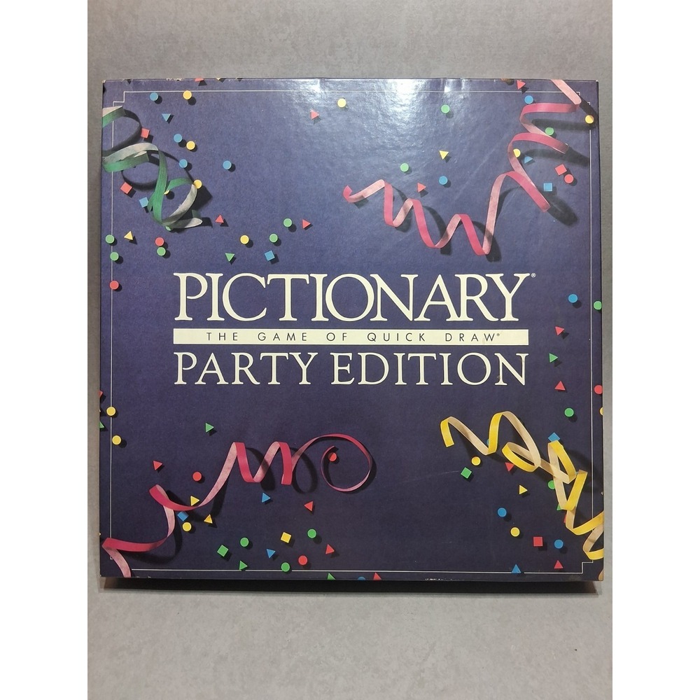 Pictionary Party Edition -  1989 - 100% Complete Vintage Super Clean